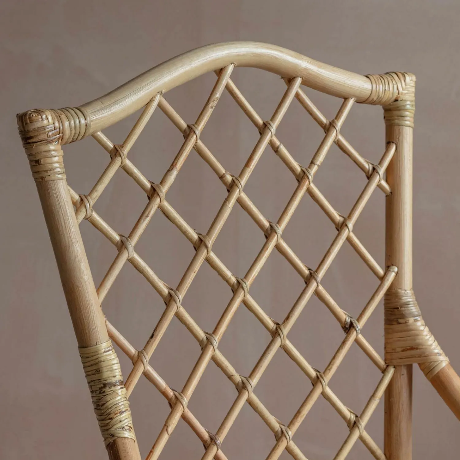 Graham & Green Cole Rattan Cross Dining Chair