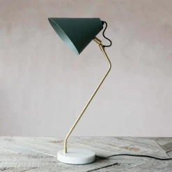 Graham & Green Colton Lichen Green Lamp