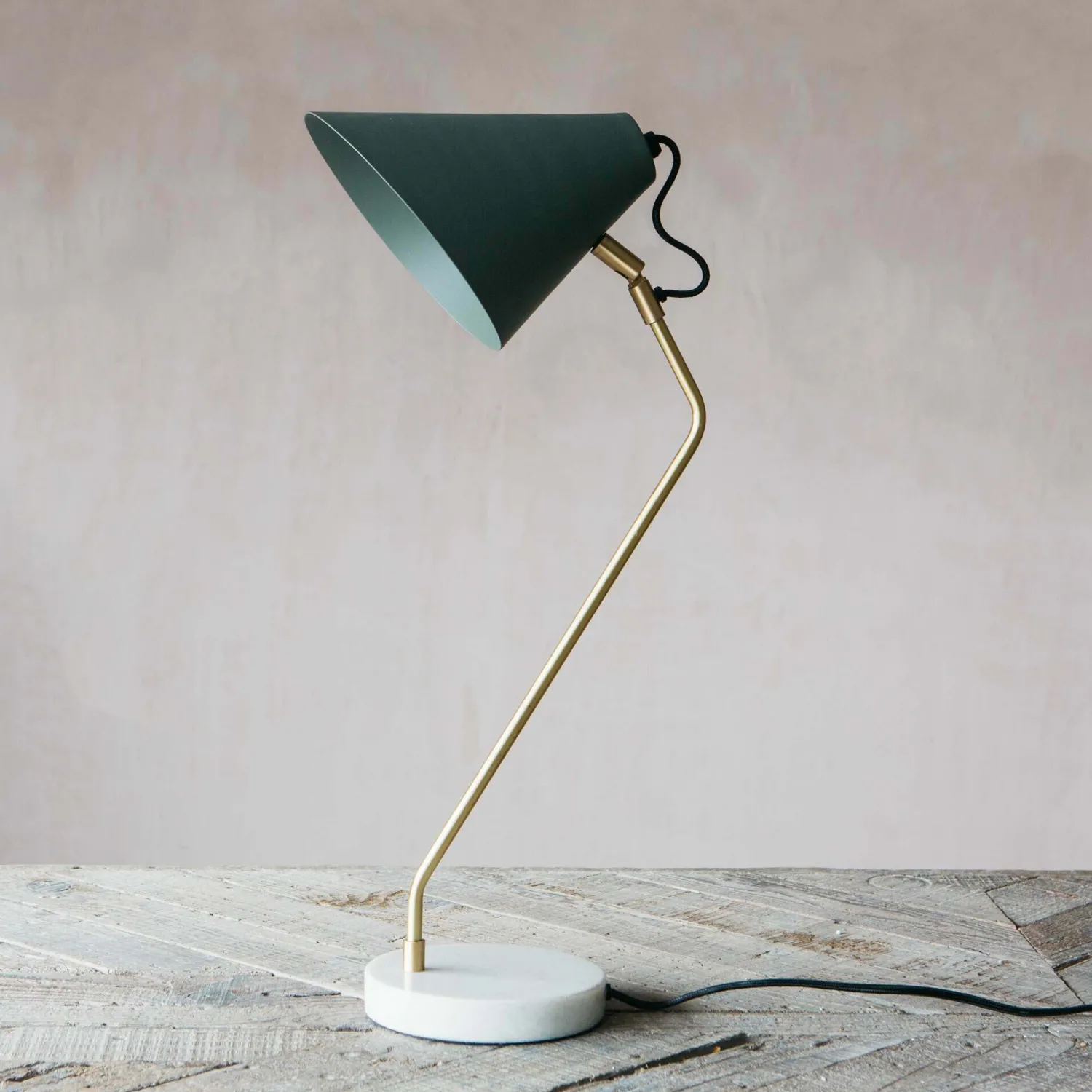 Graham & Green Colton Lichen Green Lamp
