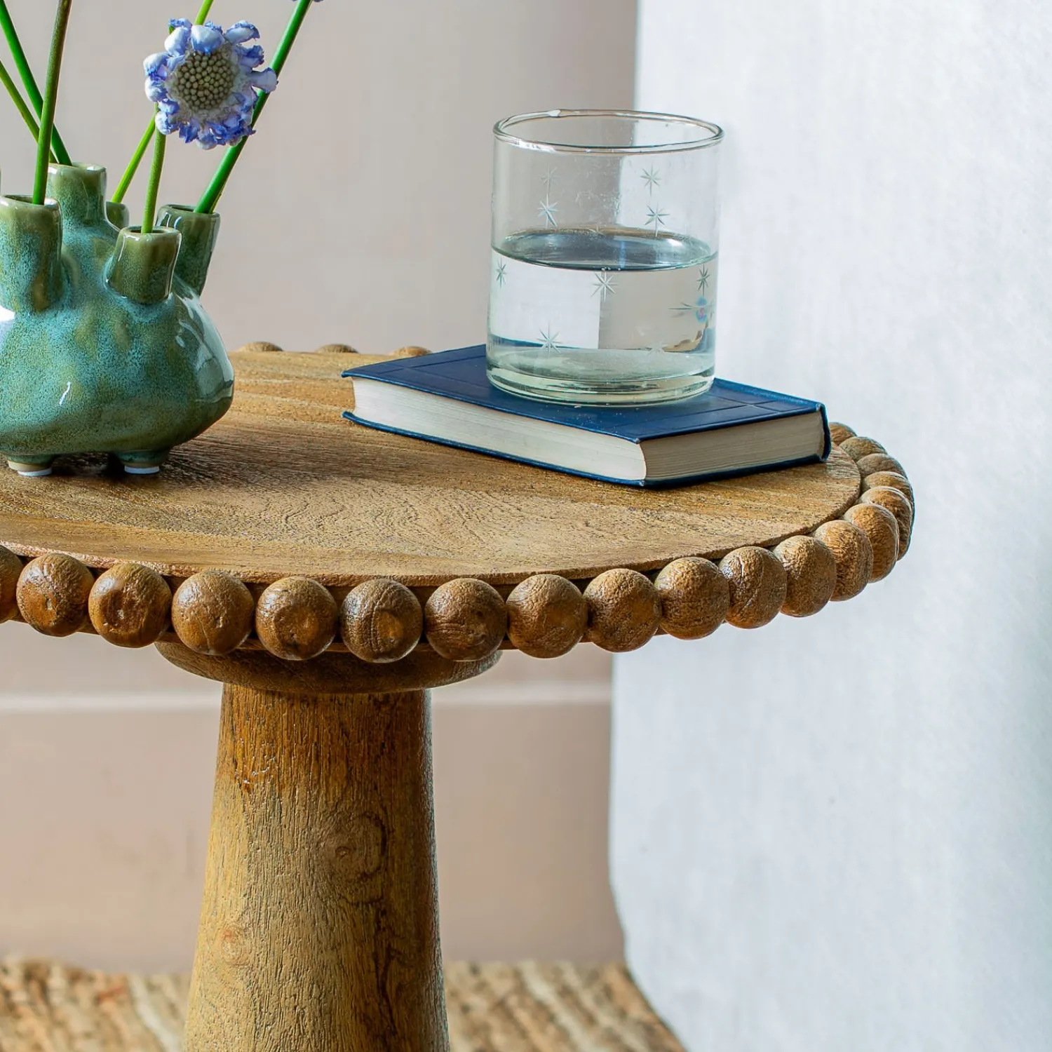 Graham & Green Condo Round Wooden Side Table