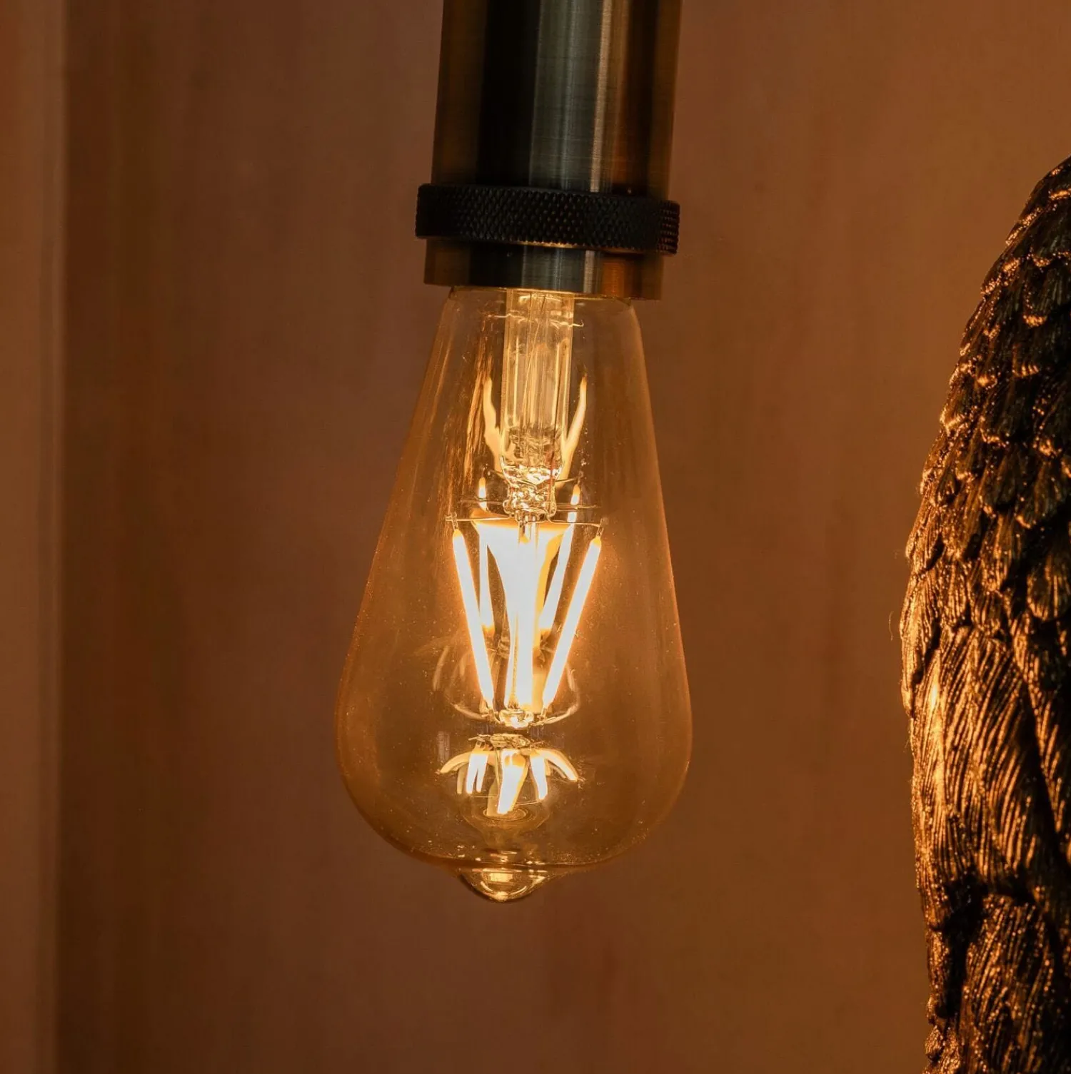 Graham & Green Conical Amber LED E27 Bulb