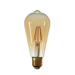 Graham & Green Conical Amber LED E27 Bulb