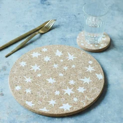 Graham & Green Cork Stars Coaster