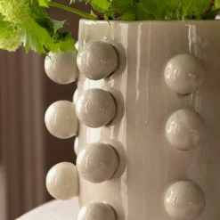 Graham & Green Cream Bobble Vase