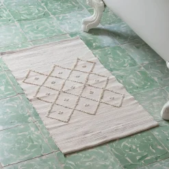 Graham & Green Cream Loop Bath Mat 50 x 90cm