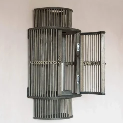 Graham & Green Curved Bamboo Lantern