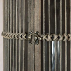 Graham & Green Curved Bamboo Lantern