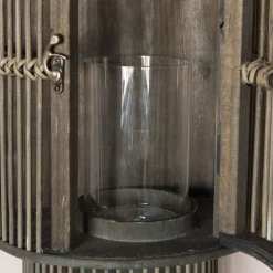 Graham & Green Curved Bamboo Lantern