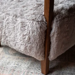 Graham & Green Dasha Faux Fur Armchair