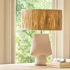 Graham & Green Dawson White Ceramic Lamp