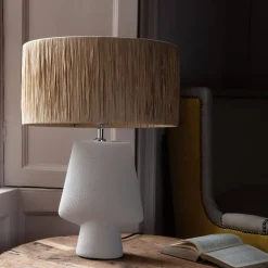 Graham & Green Dawson White Ceramic Lamp