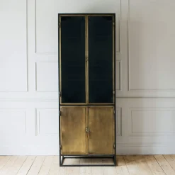 Graham & Green Dexter Double Glass Display Cabinet