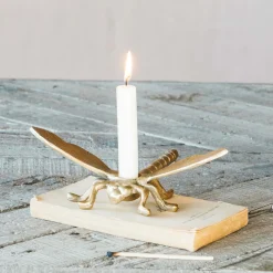 Graham & Green Diego Dragonfly Candle Holder