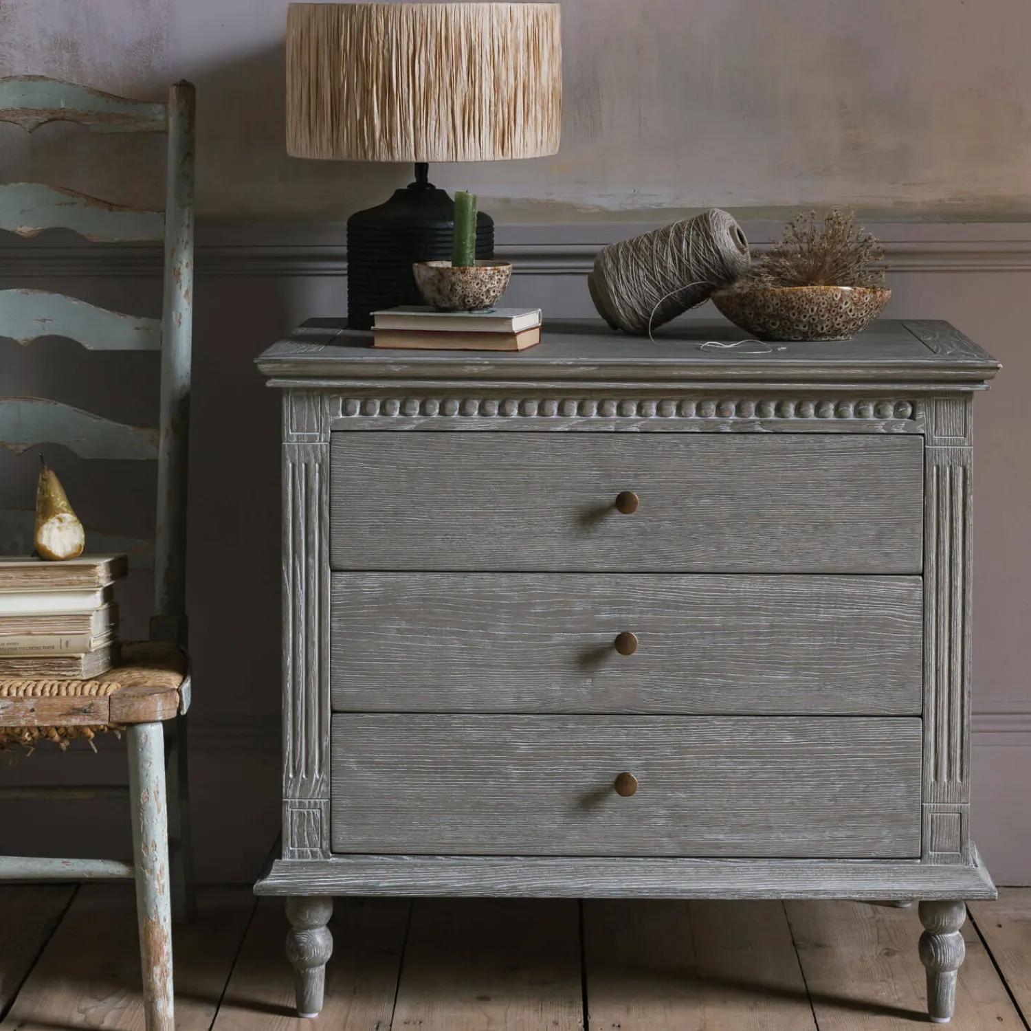 Graham & Green Digby Grey Chest of Drawers