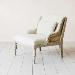 Graham & Green Duchess Natural Linen Armchair