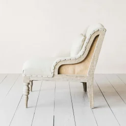 Graham & Green Duchess Natural Linen Armchair