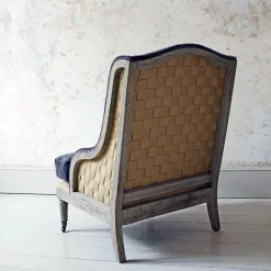 Graham & Green Duke Grey Velvet Armchair