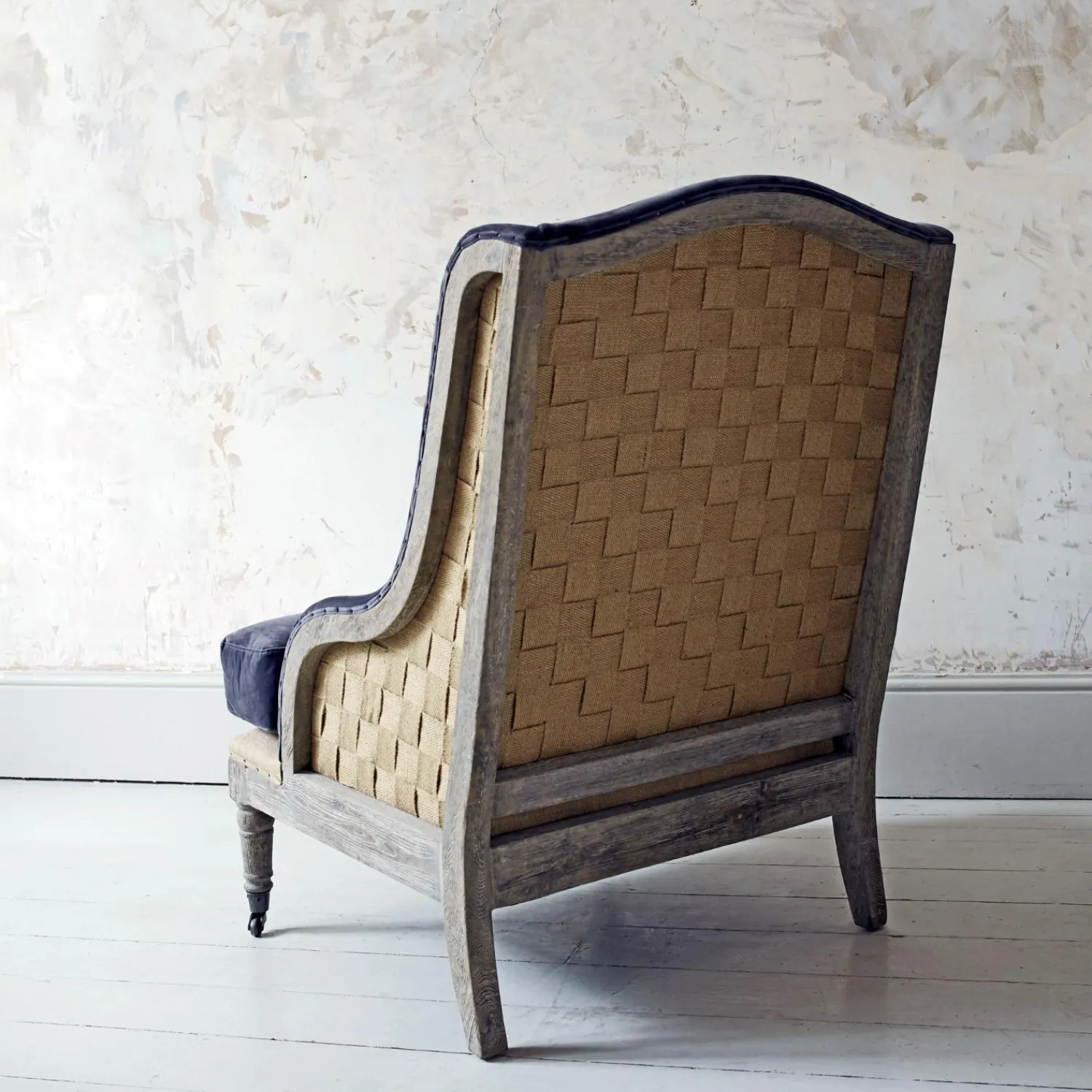 Graham & Green Duke Grey Velvet Armchair