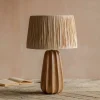 Graham & Green Duncombe Natural Wooden Table Lamp