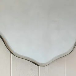 Graham & Green Durley Scalloped Oval Wall Mirror