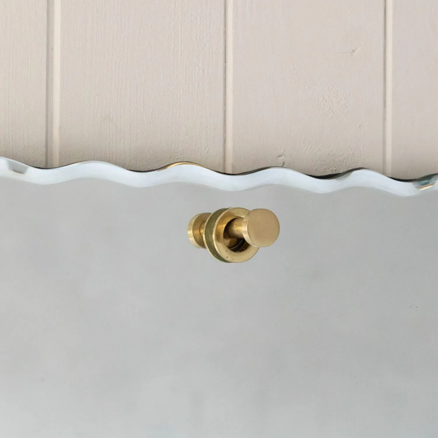 Graham & Green Durley Scalloped Rectangular Wall Mirror
