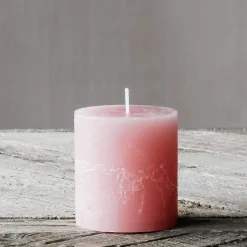 Graham & Green Dusky Pink Pillar Candles