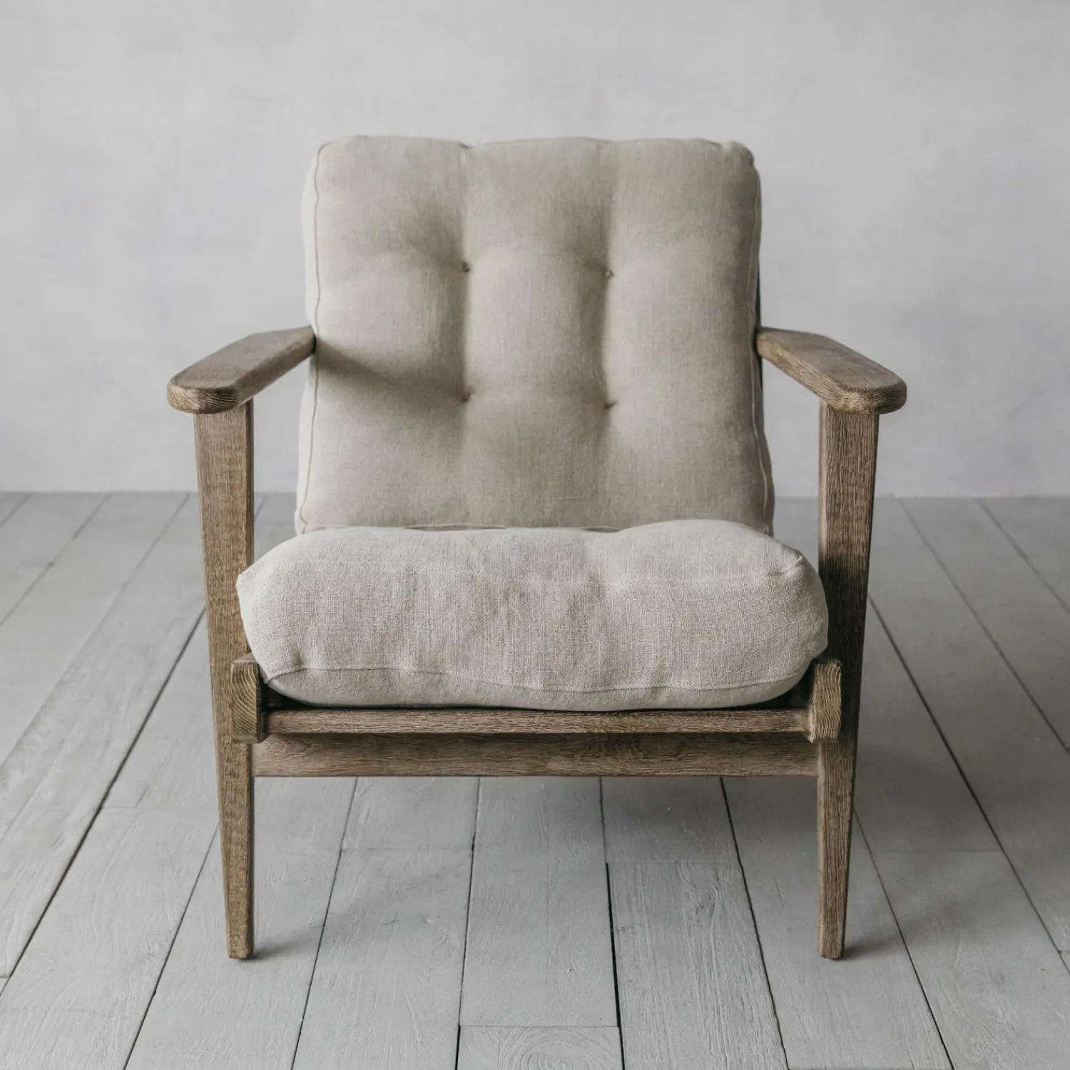 Graham & Green Dylan Natural Linen Armchair