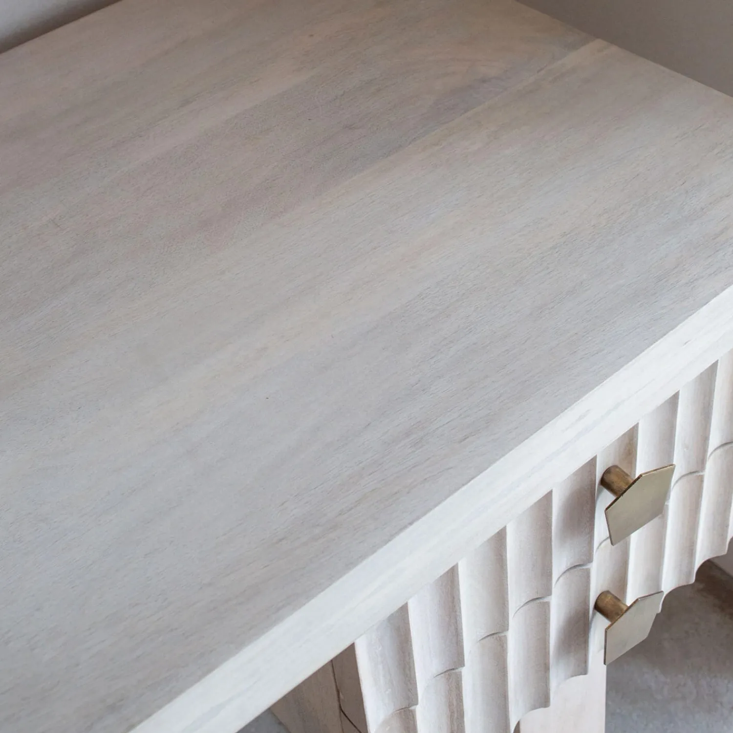 Graham & Green Eckley Whitewashed Desk