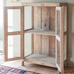 Graham & Green Elliot Wooden and Glass Cabinet