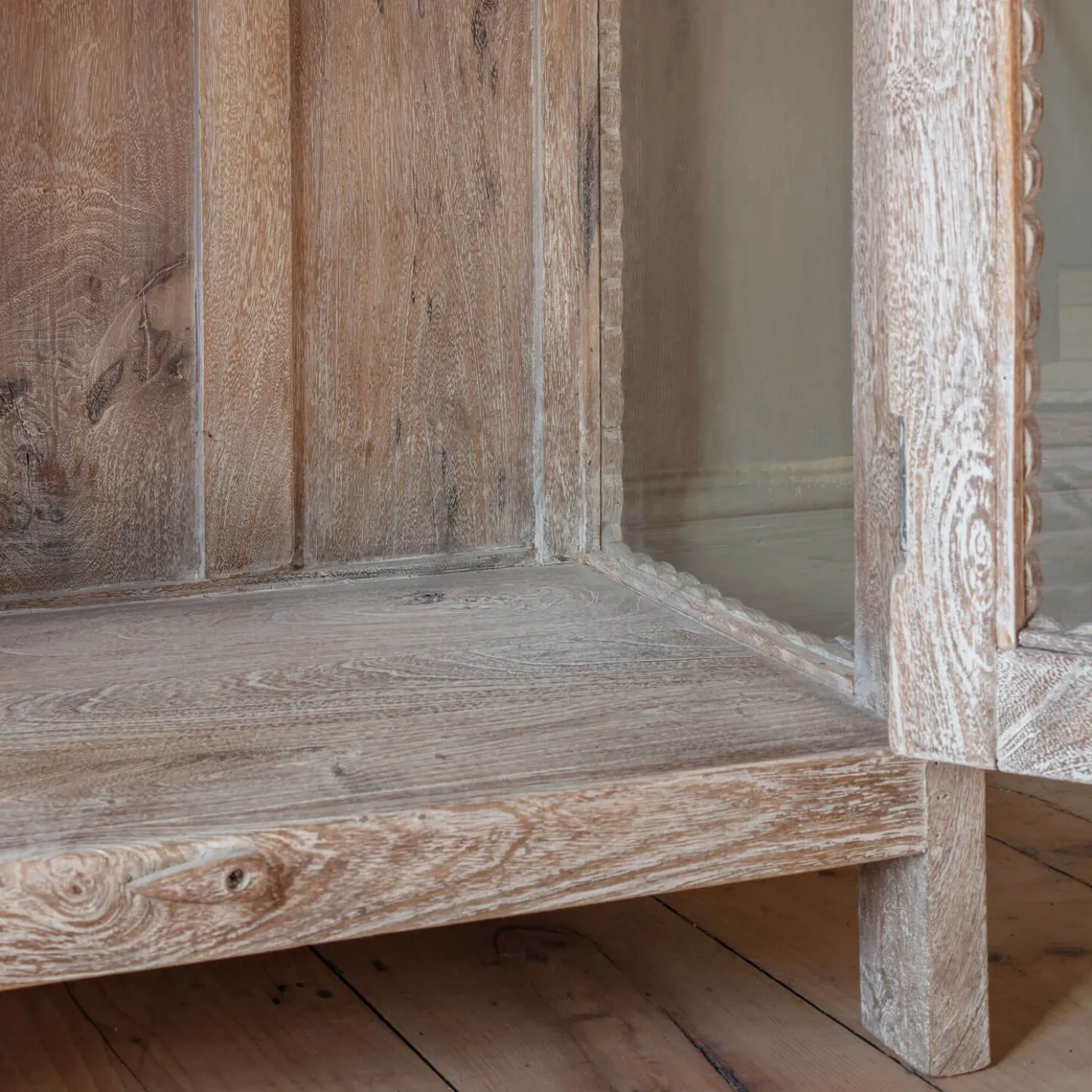 Graham & Green Elliot Wooden and Glass Cabinet
