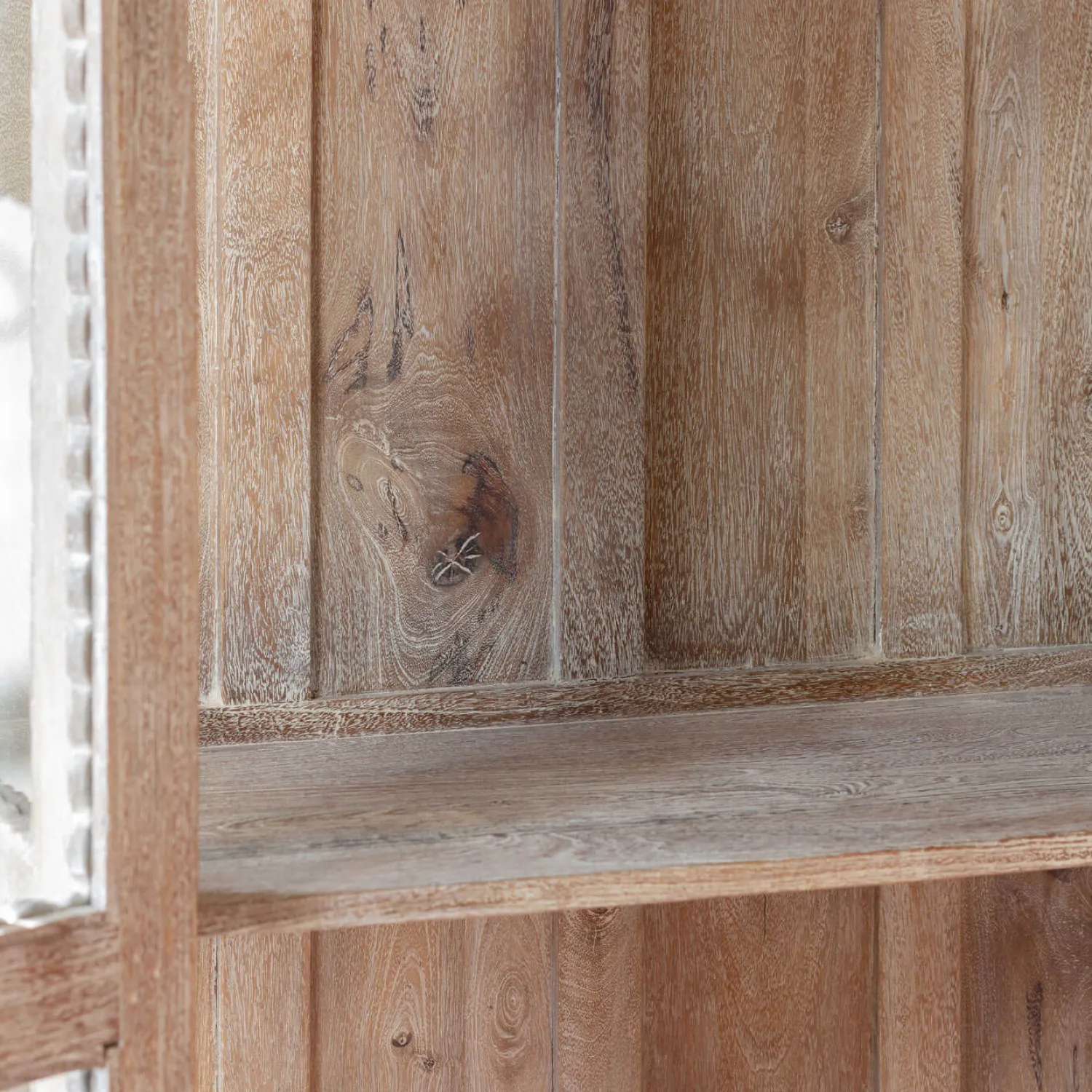 Graham & Green Elliot Wooden and Glass Cabinet