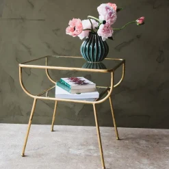 Graham & Green Eluminea Large Gold Side Table