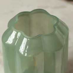 Graham & Green Emaline Small Green and Gold LED Table Lamp