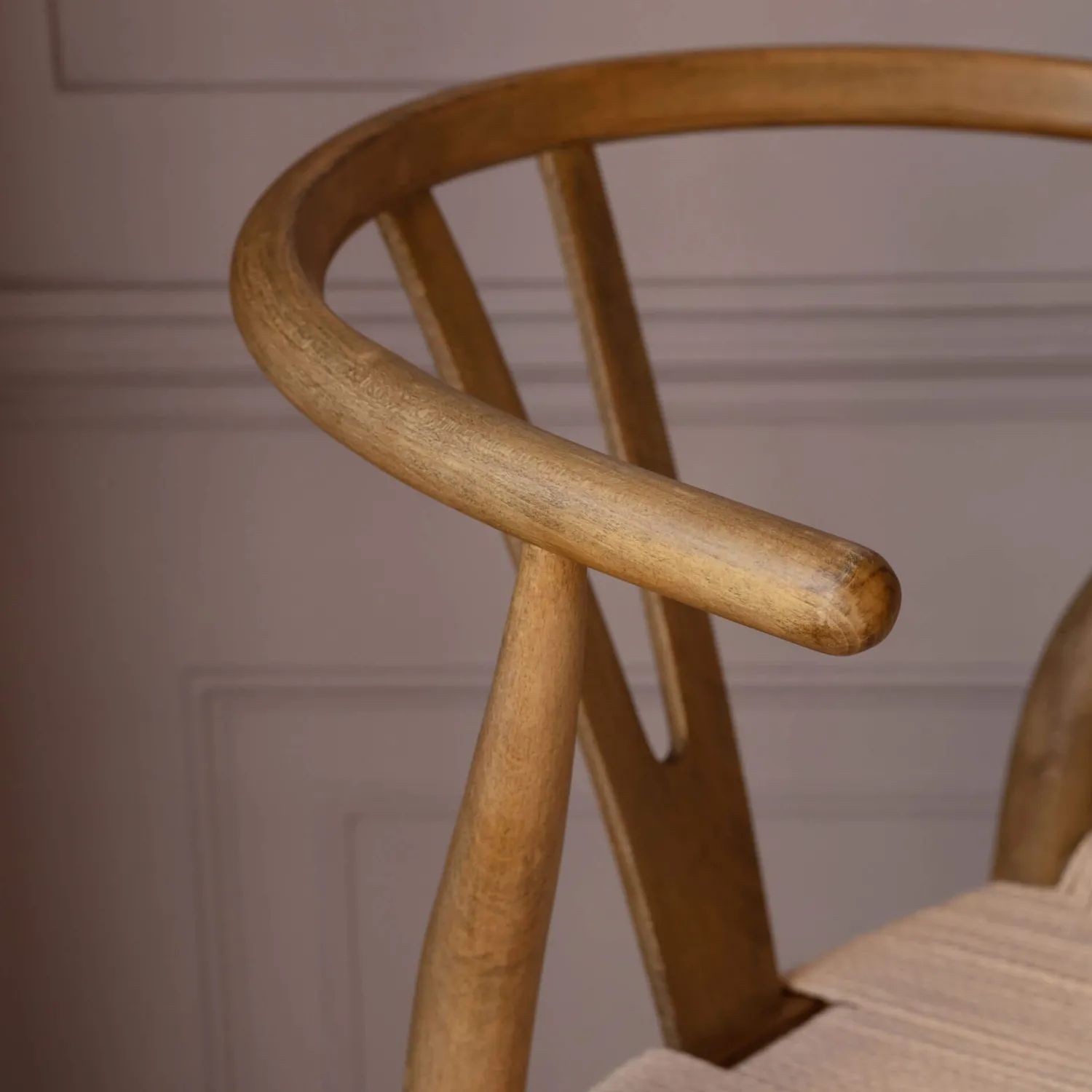 Graham & Green Emperor Natural Rattan Kitchen Stool