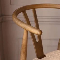 Graham & Green Emperor Natural Rattan Kitchen Stool