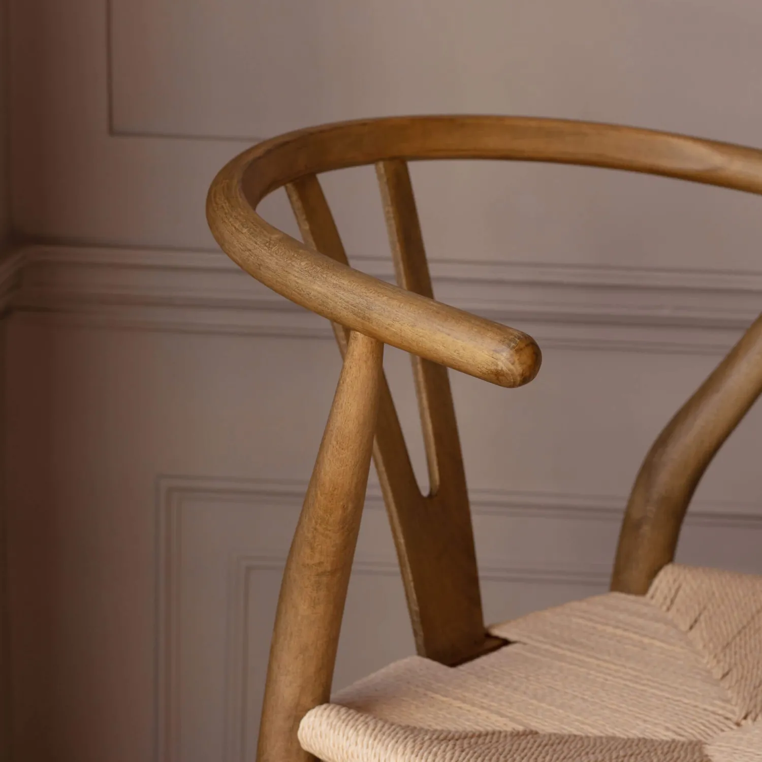 Graham & Green Emperor Natural Rattan Kitchen Stool