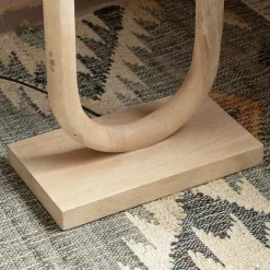 Graham & Green Enzo Wooden Floor Lamp