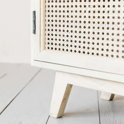 Graham & Green Esben Cane Cupboard with Drawers
