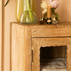 Graham & Green Ethan Wooden & Glass Cabinet