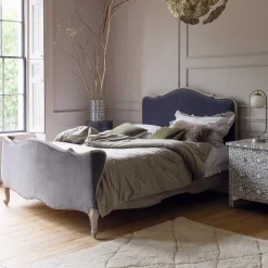 Graham & Green Evelyn Grey Velvet Beds