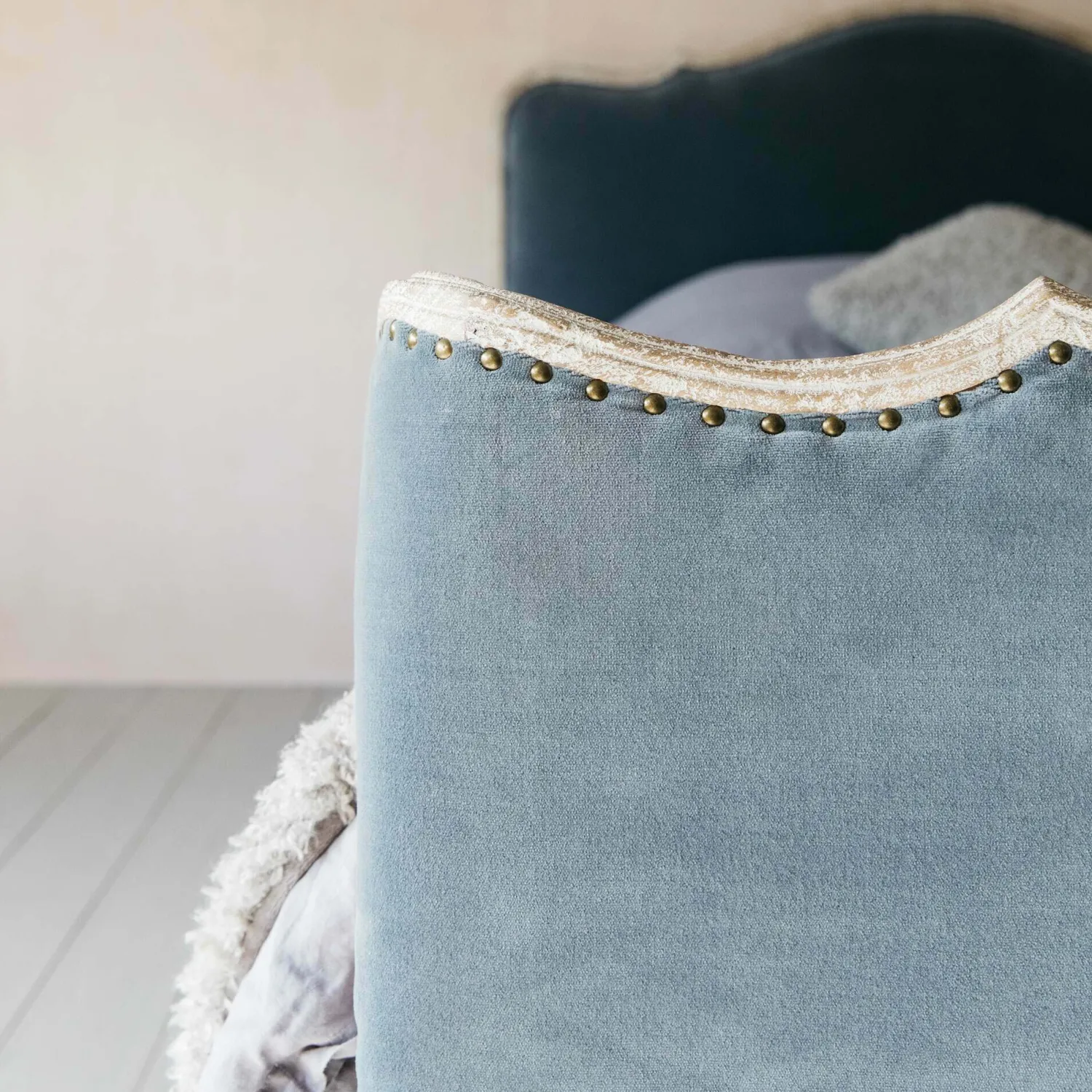 Graham & Green Evelyn Grey Velvet Beds
