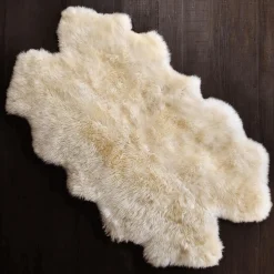 Graham & Green Extra Large Quad Ivory Sheepskin