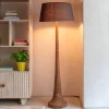 Graham & Green Farly Wood Floor Lamp with Shade
