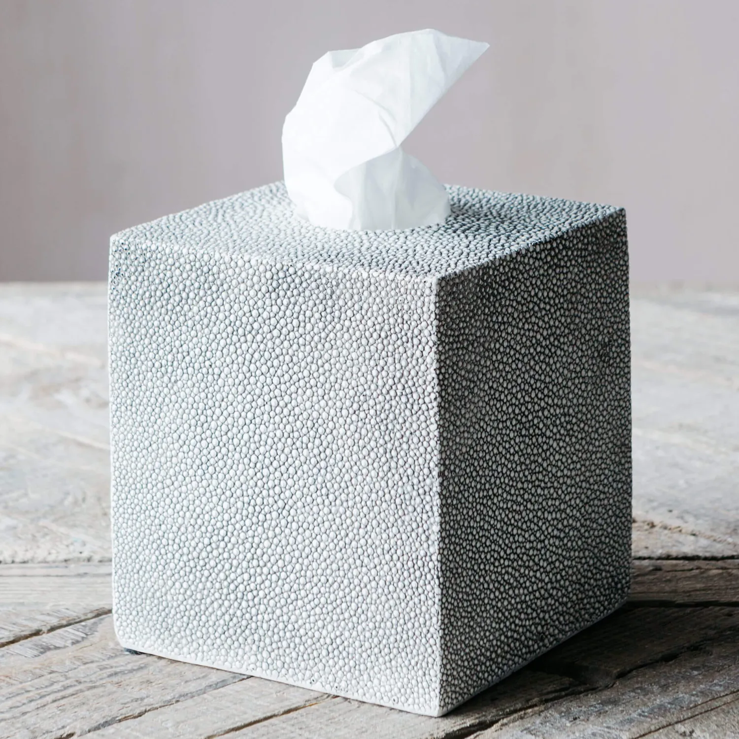Graham & Green Faux Shagreen Tissue Box