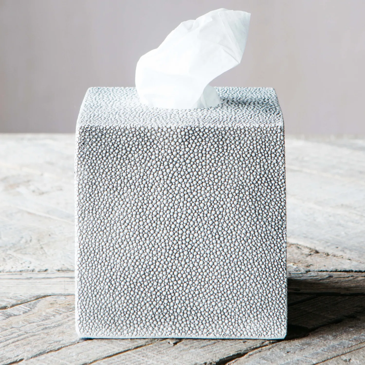 Graham & Green Faux Shagreen Tissue Box