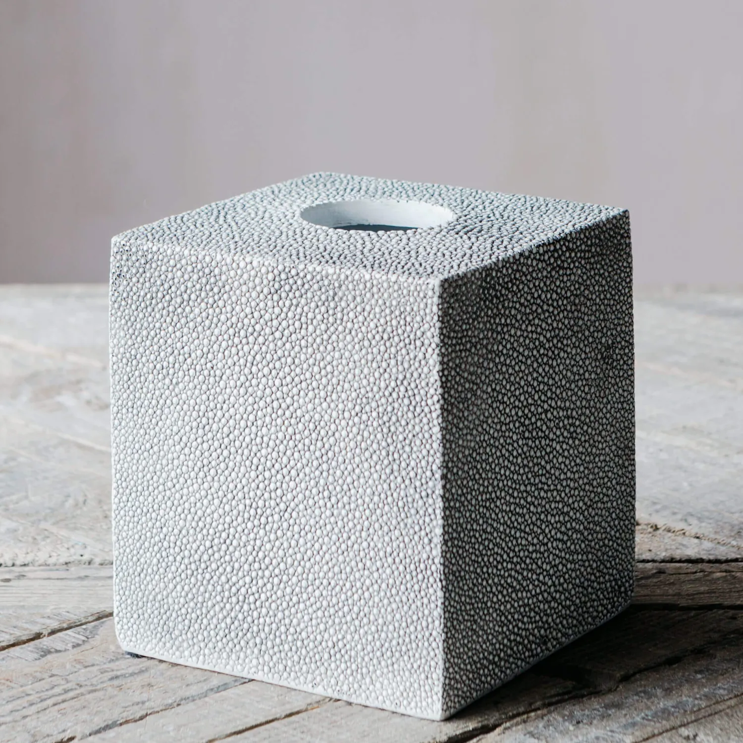 Graham & Green Faux Shagreen Tissue Box