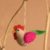 Graham & Green Felt Hen Hanging Decoration