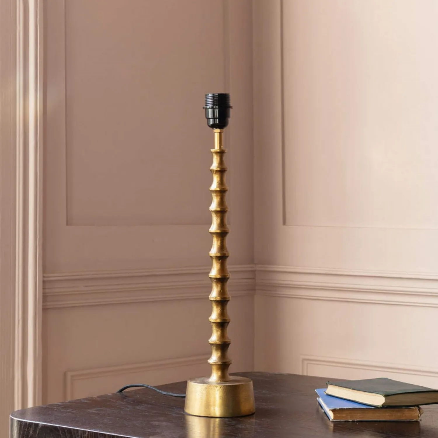 Graham & Green Femi Antique Brass Table Lamp