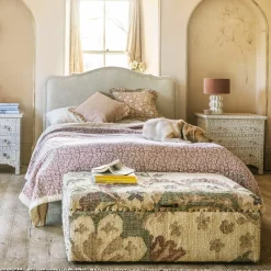 Graham & Green Fern Hand-Printed Quilt