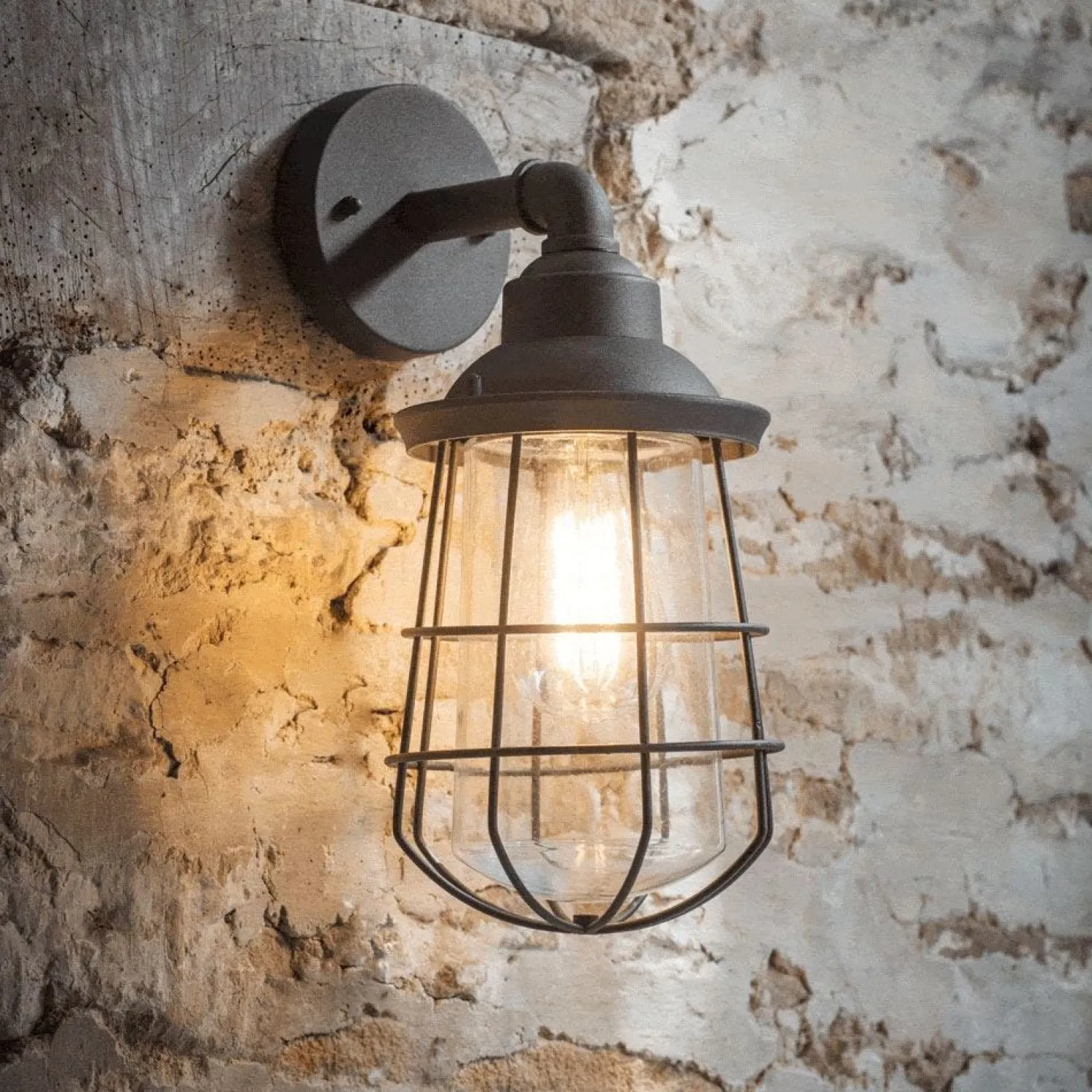 Graham & Green Finsbury Charcoal Wall Light